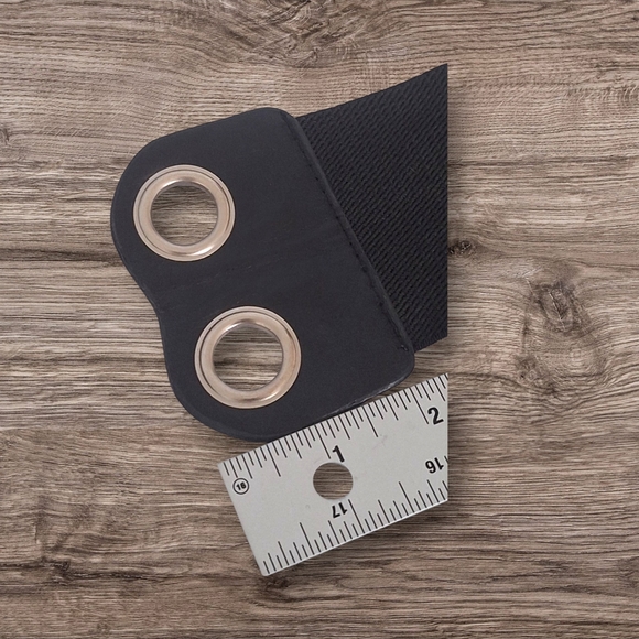 Source Unknown Black Belt with Silver Accents - Picture 3 of 5